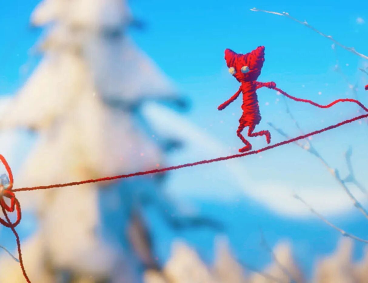 Unravel игра. Unravel two герои. Кот из игры Unravel. Ниточные человечки.