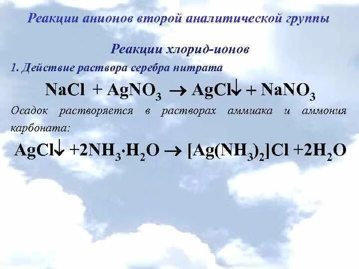 Раствор хлорида аммония с раствором нитрата серебра. Аналитические группы анионов. Аналитические группы анионов реакции. Анионы 1 аналитической группы. Раствор нитрата серебра и раствор аммиака.