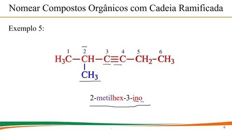 RESOLUÇÃO DE EXERCÍCIOS - NOMENCLATURA DE COMPOSTOS COM CADEIA RAMIFICADA - YouT