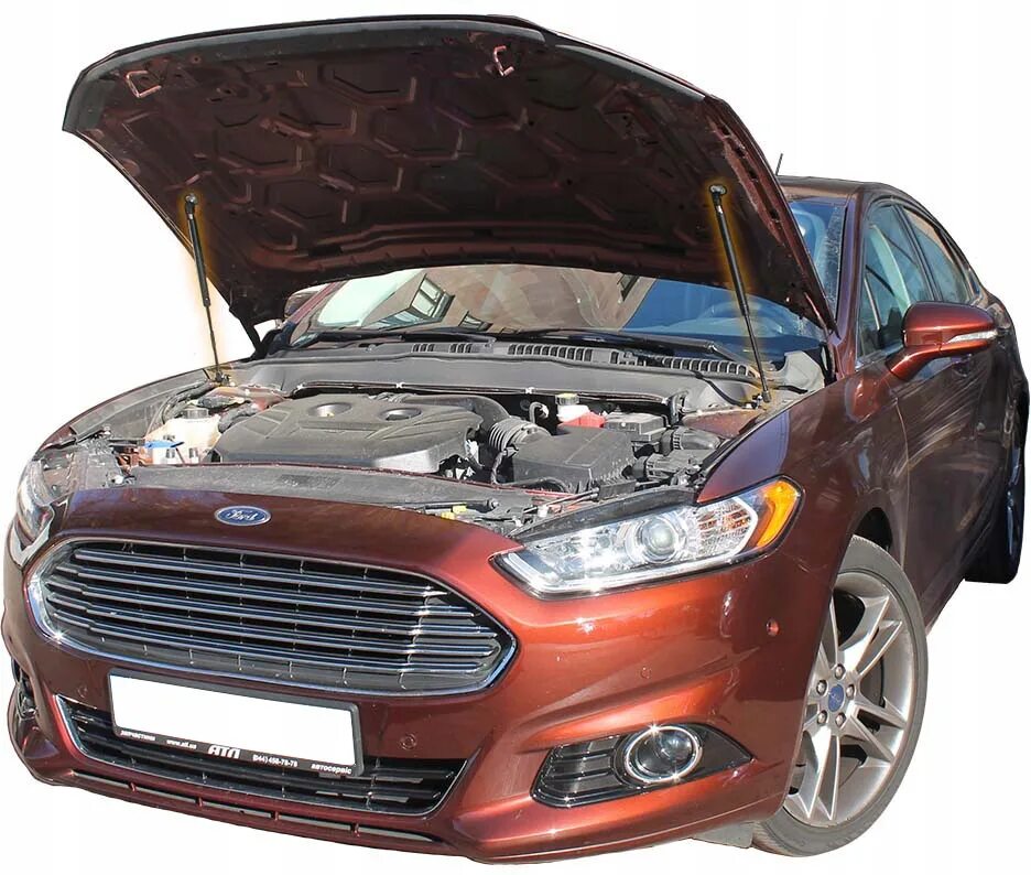 Газовые упоры капота Ford Fusion. Капот Форд Мондео 5. Упор капота Форд Фьюжн. Газовый упор капота Форд Фьюжн.