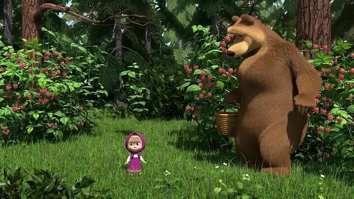 Маша и медведь фонк в лес приходит. Маша и медведь малина.
