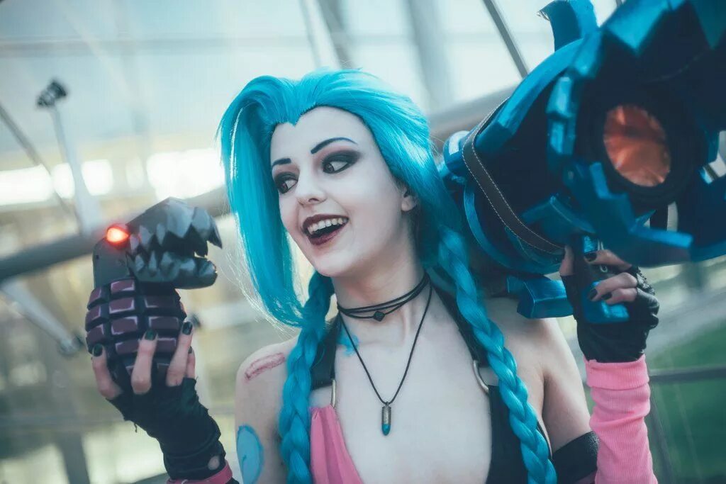 Джинкс косплей. Jinx League of Legends косплей. Косплей Джинкс из League of Legends. Andrasta Jinx. Jinx cosplay