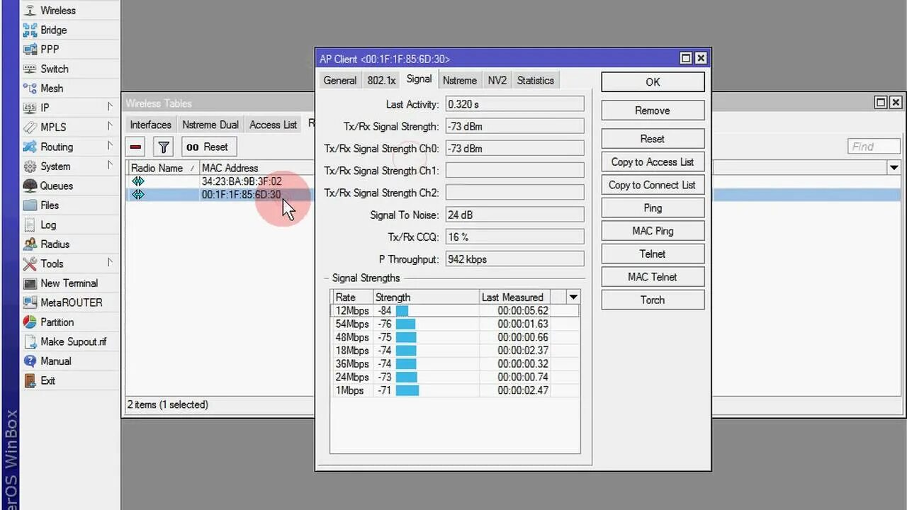 Mikrotik ping