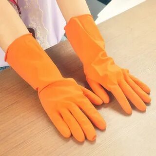 Прочные резиновые перчатки для уборки