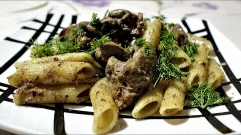 Рецепты макарон с куриной печенью