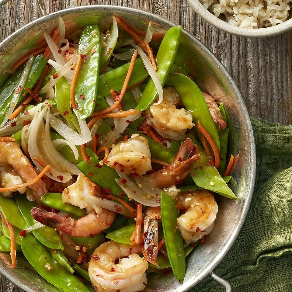 Китайский салат с морепродуктами