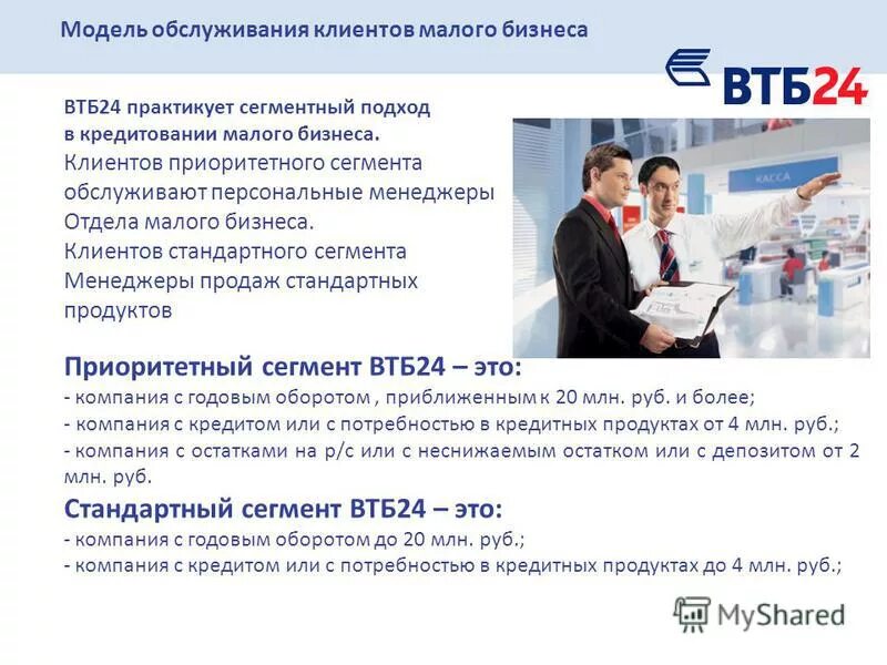 Втб поддержка юридических лиц телефон. Банк ВТБ 24. ВТБ услуги для малого и среднего бизнеса. Банковские услуги ВТБ. Клиенты в банке ВТБ.