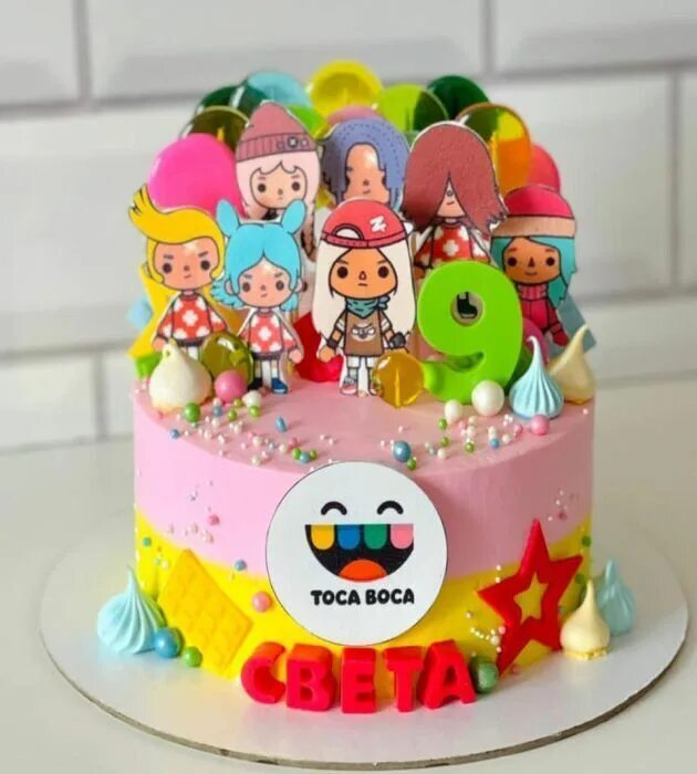 Торт тока бока для девочки. Торт тока бока на день рождения. Торт тока бука. Тоторт. Торт тока бока.