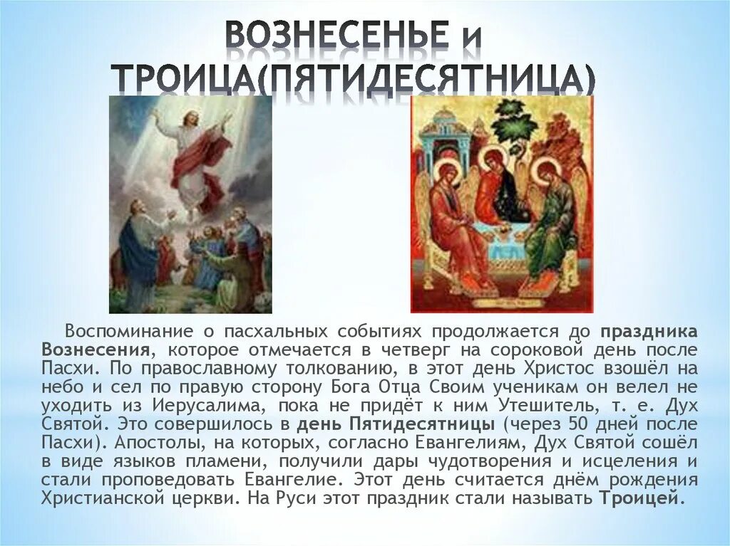 Троица в каком веке создана. День Святой Троицы. Тема:народные праздники. Троица.. Праздники христианства Троица. Христианский праздник Троица.