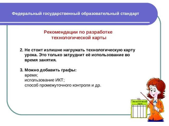 Рекомендации по составлению технологической карты урока Рекомендации по составлению технологической карты урока