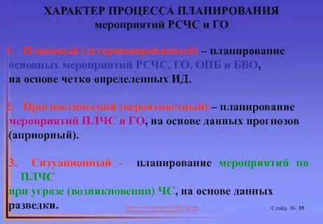 Планируемые события