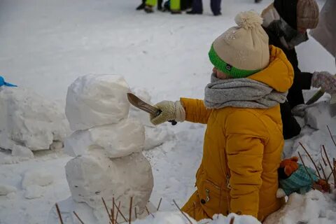 Снежная баба новосибирск