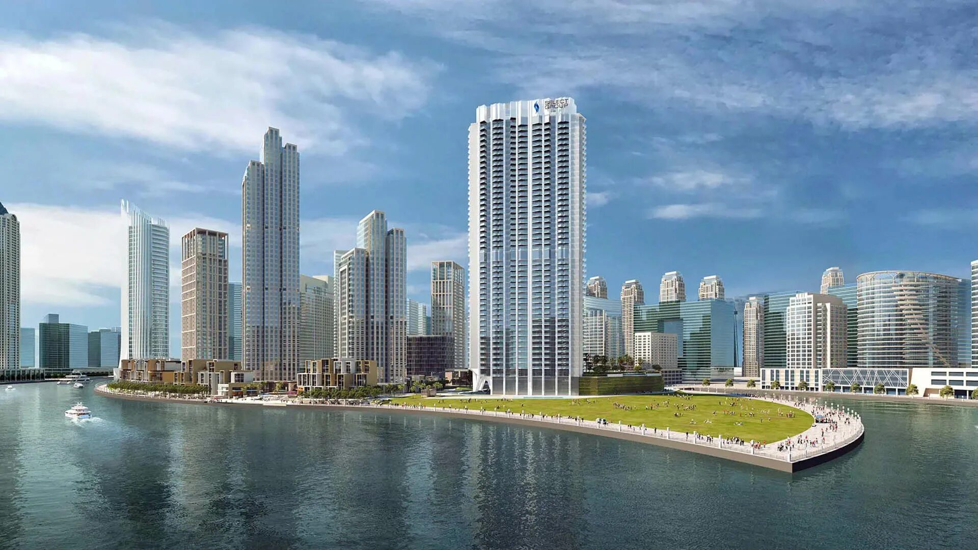 Купить недвижимость в д. Пенинсула Дубай ЖК. Peninsula three Дубай. Район Business Bay Dubai. Пенинсула 4 Дубай.