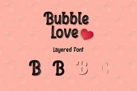 Love шрифт