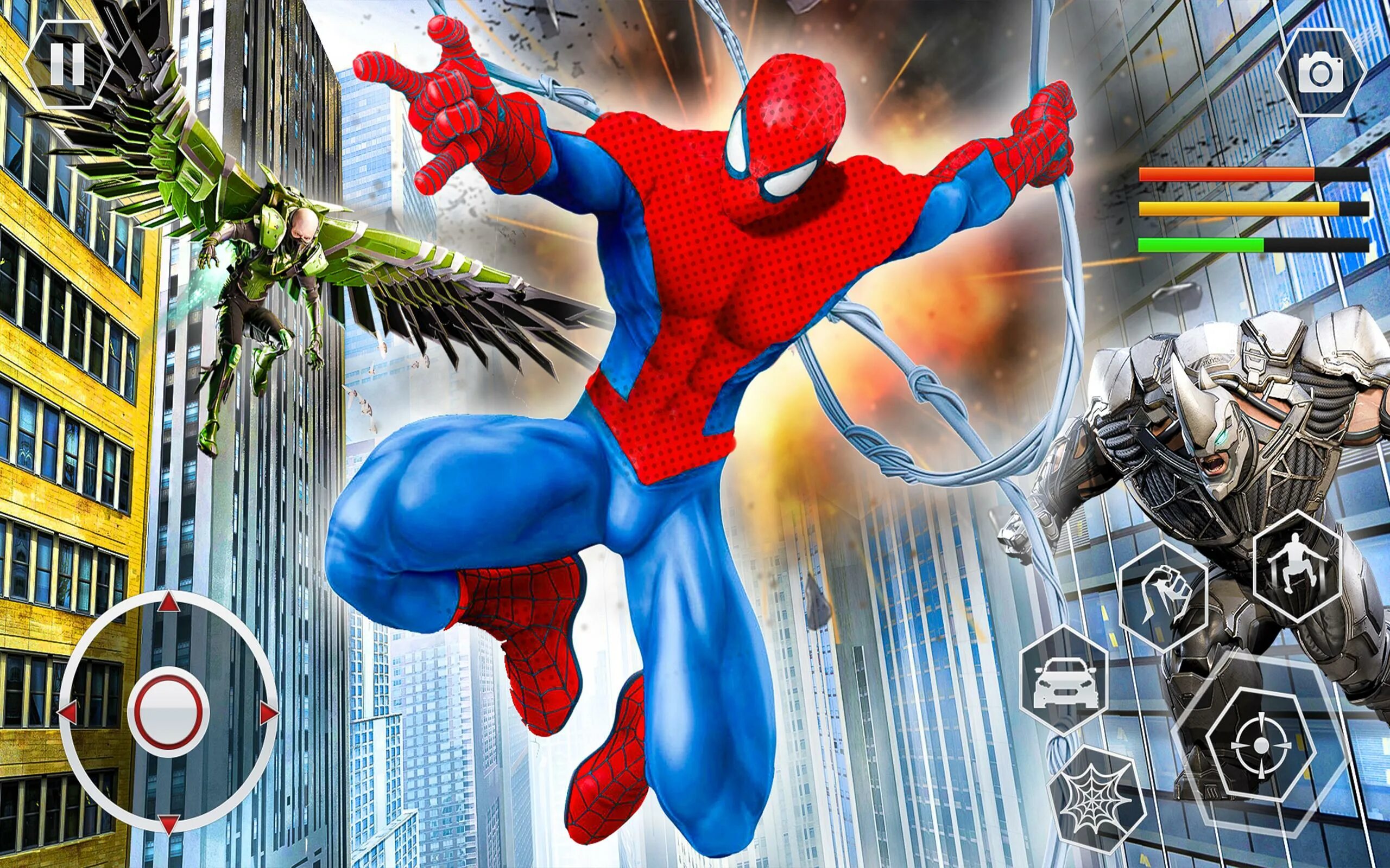 Супергерой игра. Человек паук в игре super Heroes. Человек паук на веревке. Spider Rope Hero City Battle игра.