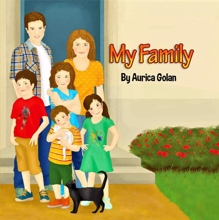 My story book. My Family. Моя семейка. Обложка my Family. Family book for Kids.