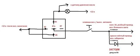 После зажигания