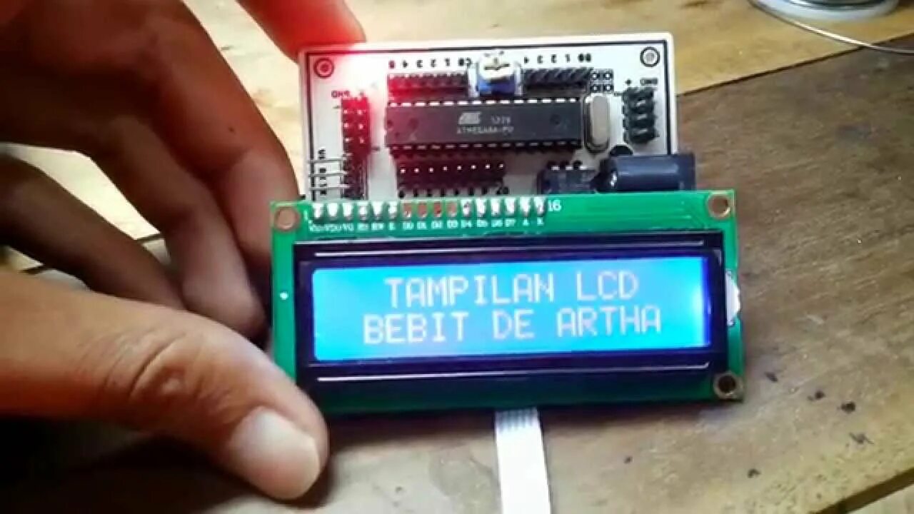 Usb 2 lcd. Bascom avr mpx lcd.