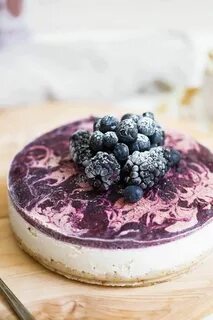 Чизкейк с черникой
