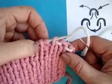 Резинка 1х1 иглой