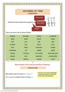 Adverbs of time