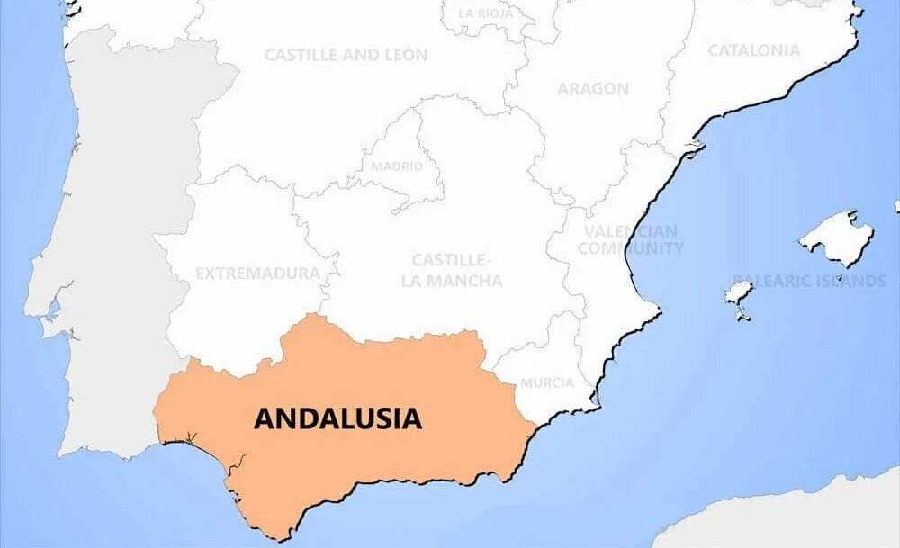 Андалусия города испания на карте. Провинции андалусии карта. Андалузские горы на карте. Андалусия это где находится. Коста дель альмерия на карте.