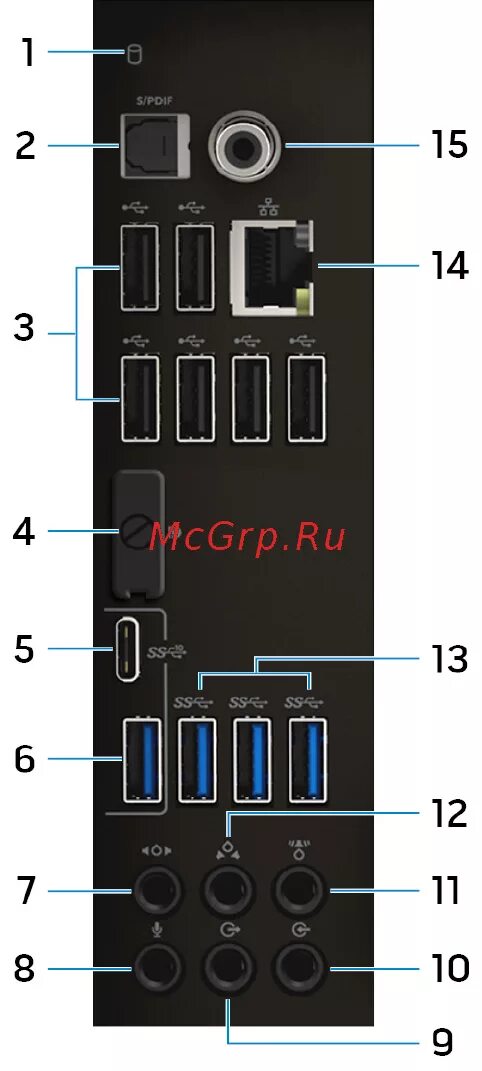 ) Back Panel - 1 PCS.. Back panel