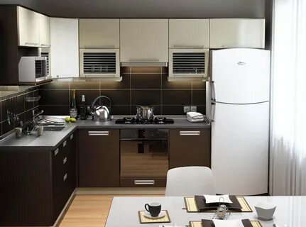 Угловая кухня 9 кв метров