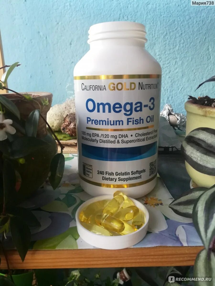 California gold nutrition omega 3 premium fish