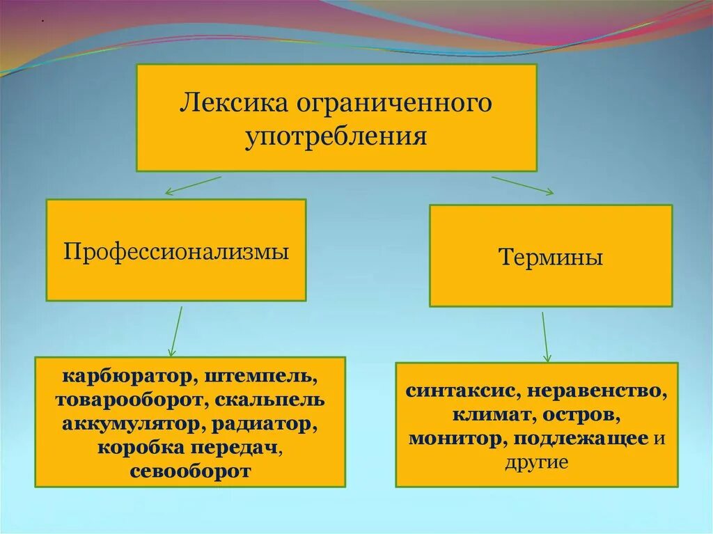 Лексика слушать. Профессиональная и специальная лексика. Лексика термины. Термины примеры лексика. Профессиональная лексика термины и профессионализмы.