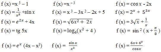 Производные элементарных функций самостоятельная работа. Алгебра 11 класс производные функции. Производная самостоятельная работа. Задания на производную. Функции 11 класс самостоятельные