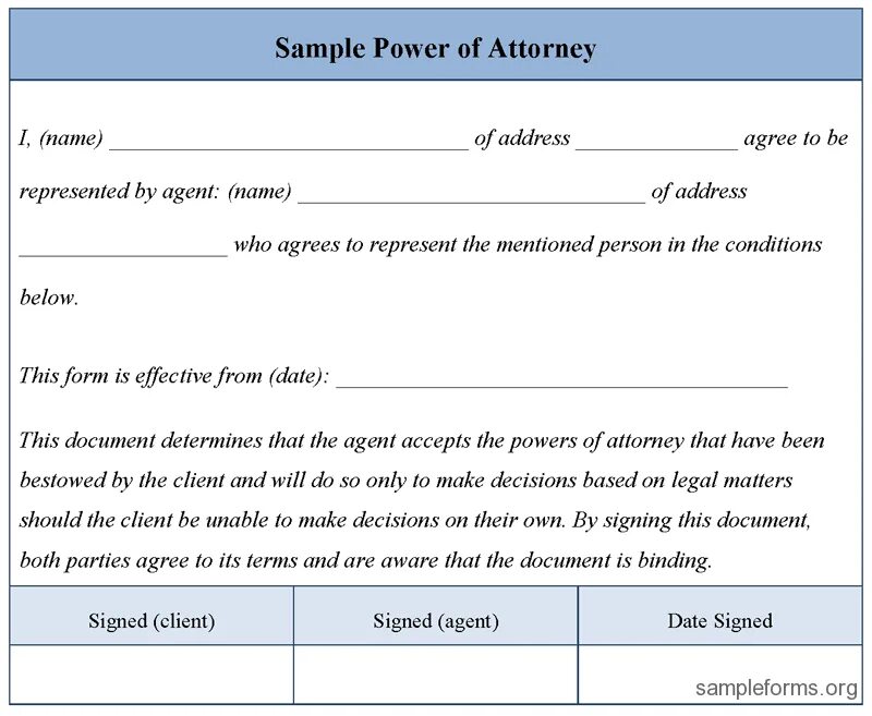 The contract should signed by both parties