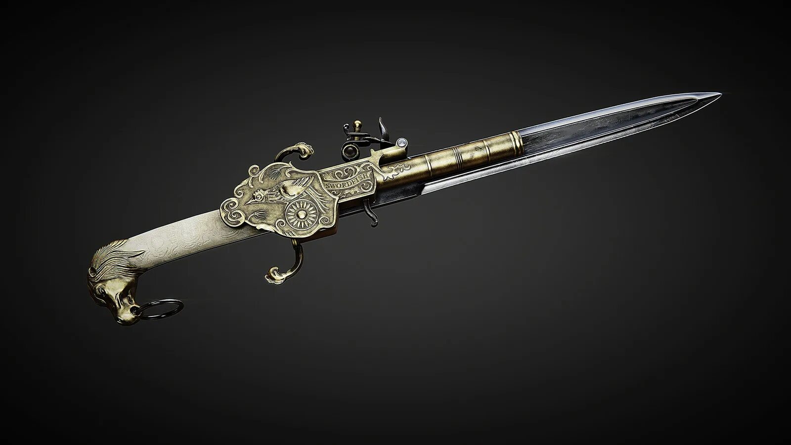 Gun sword. Ганблейд Нельсона. Ганблейд дробовик. Комбинированное оружие Ганблейд. Ганблейд стимпанк.