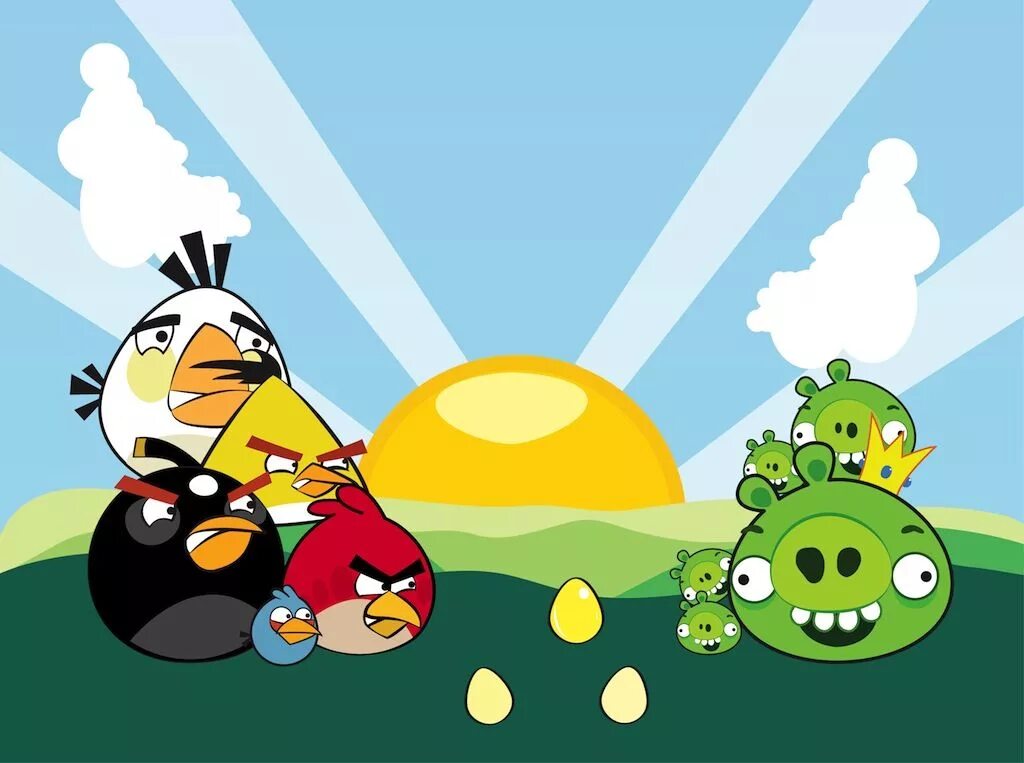 Angry birds art. Энгри бердз злые птички. angry birds герои. птички энгри бердз герои. фон энгри бердз.