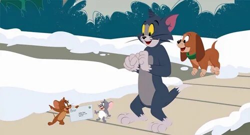 Том и Джерри маленькие помощники Санты. Tom and Jerry Santa's little Helpers.