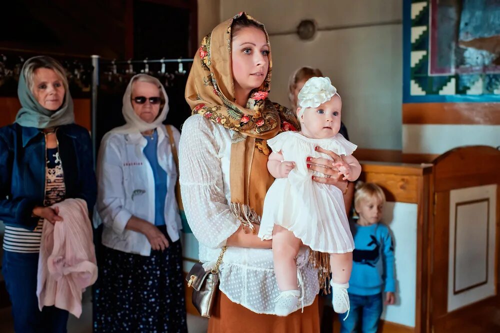 В пост какой платок одевать в церковь