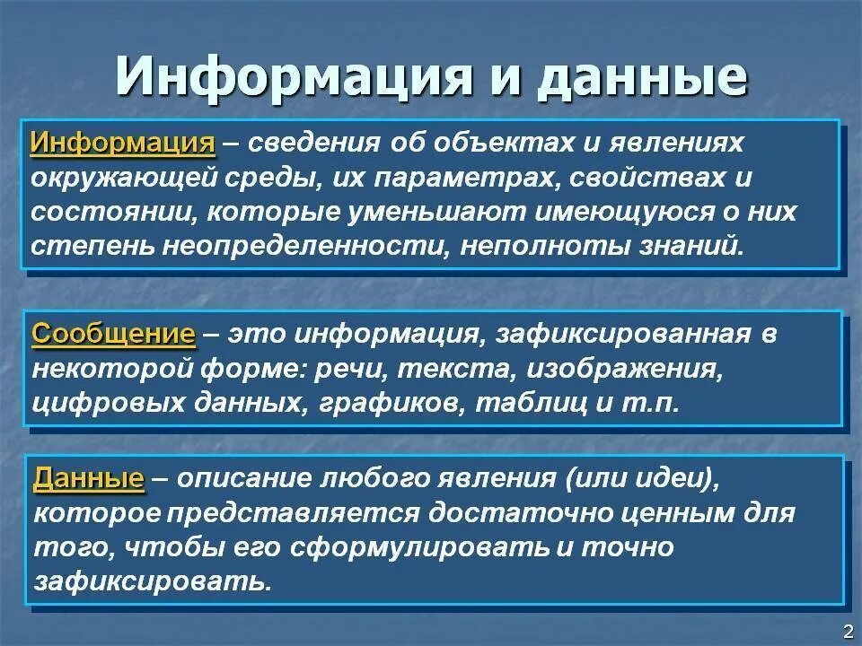 Понятие информация в жизни