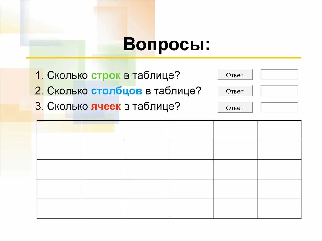 Сколько строк в документе. Таблица 1 строка 1 столбец. Таблица 2 столбца. Таблица со столбцами. Столбцы и строки в таблице.