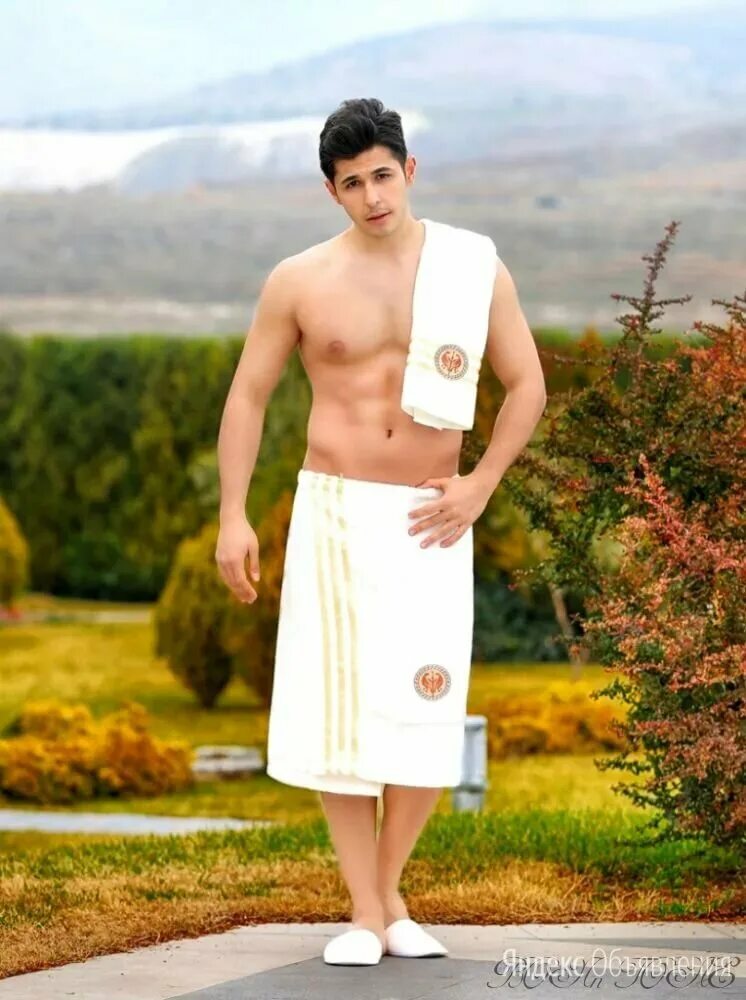 Мужские банные полотенца