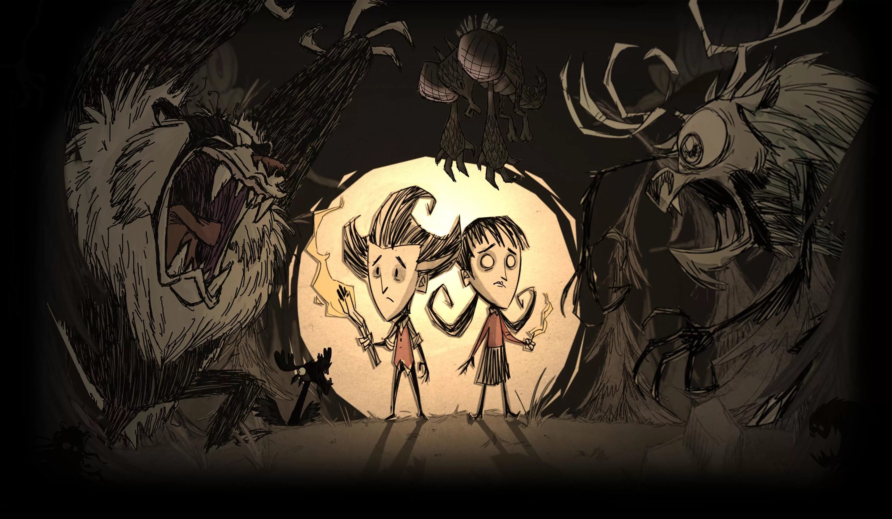 Don t starve starving games. Don't Starve together. Don't Starve together Близнецы. Вольфганг донт старв. Оборотни Вуди don't Starve.