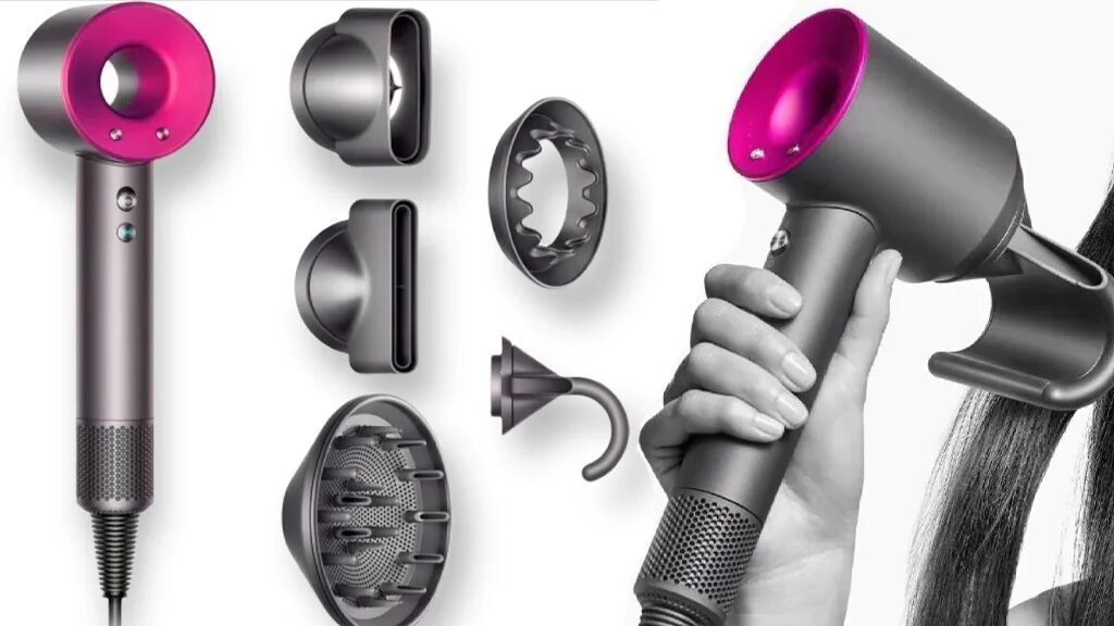 Фен super hair dryer hd15 серый розовый. Фен super hair dryer hd15 серый розовый