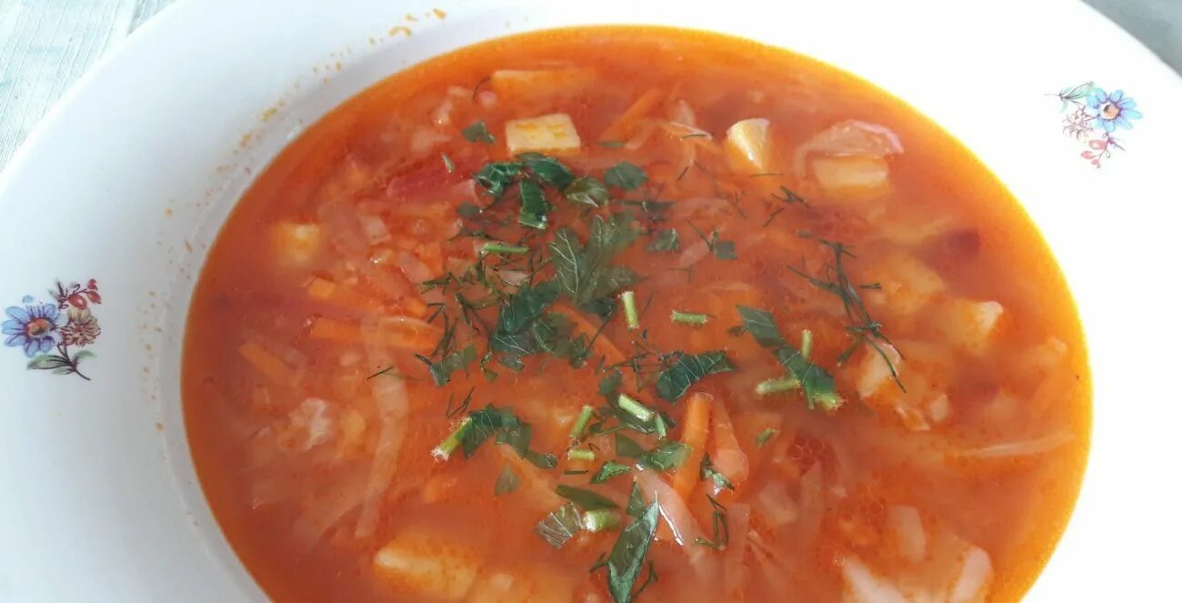 Борщ без картофеля - кулинарный рецепт