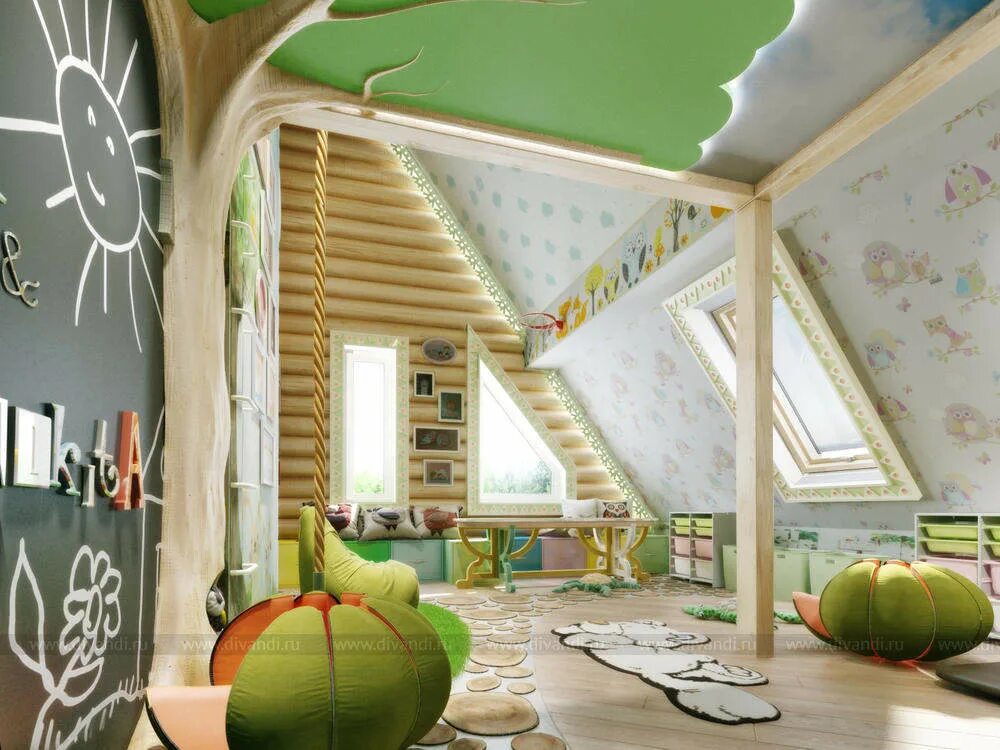 Как реализовать мечту ребенка? Детская игровая комната Cool kids rooms, Nursery 