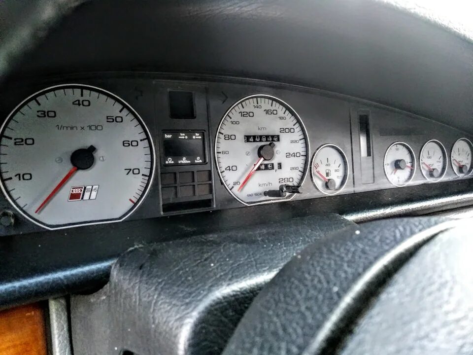 Приборка s4 ))) - Audi 100 (C4), 2,8 л, 1993 года тюнинг DRIVE2