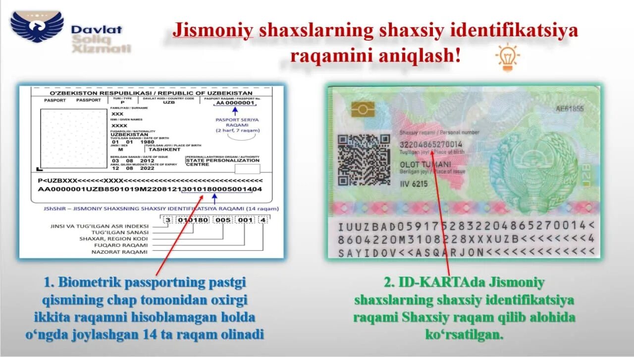 Stirni aniqlash. ПИНФЛ В ID карте Узбекистан. ID карта для иностранных граждан в Узбекистане образец.