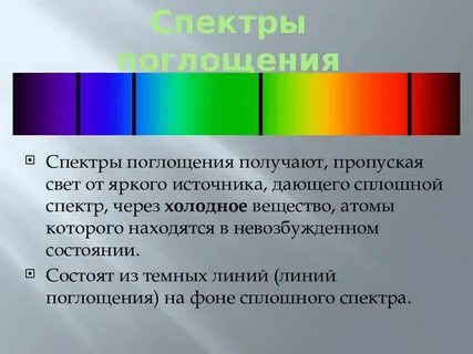 Получение спектра