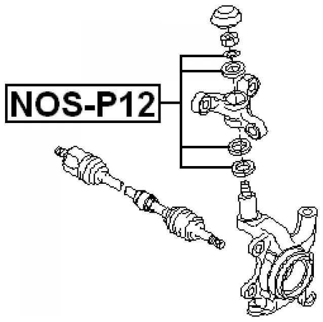 Поворотный кулак примера р12. Ниссан примера р11 подшипник поворотного кулака. Подшипник кулака Nissan primera p12. Ниссан р12 ремкомплект поворотного кулака. Подшипники поворотного кулака Ниссан примера р12.