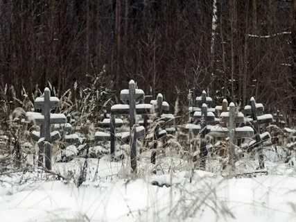 Крест снег