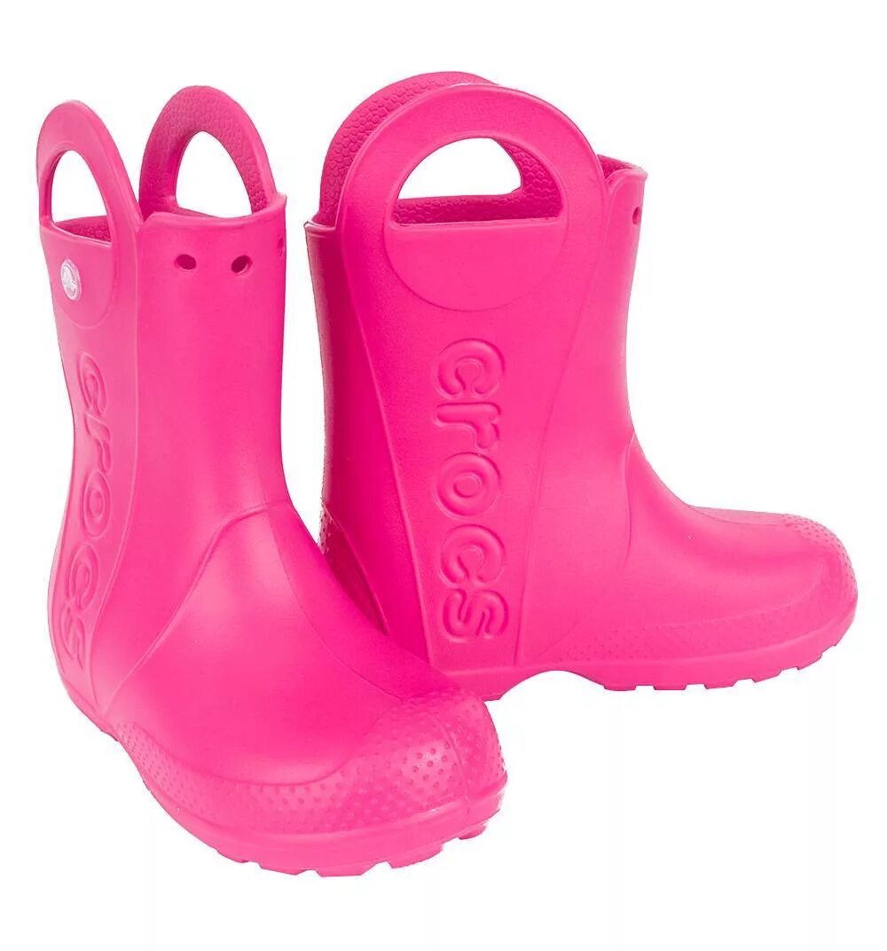 Сапоги крокс резиновые розовые. Сапоги Crocs Handle it Rain Boot Pink. Сапоги крокс резиновые детские Handle. Crocs c13 сапоги. Резиновые сапоги розовые
