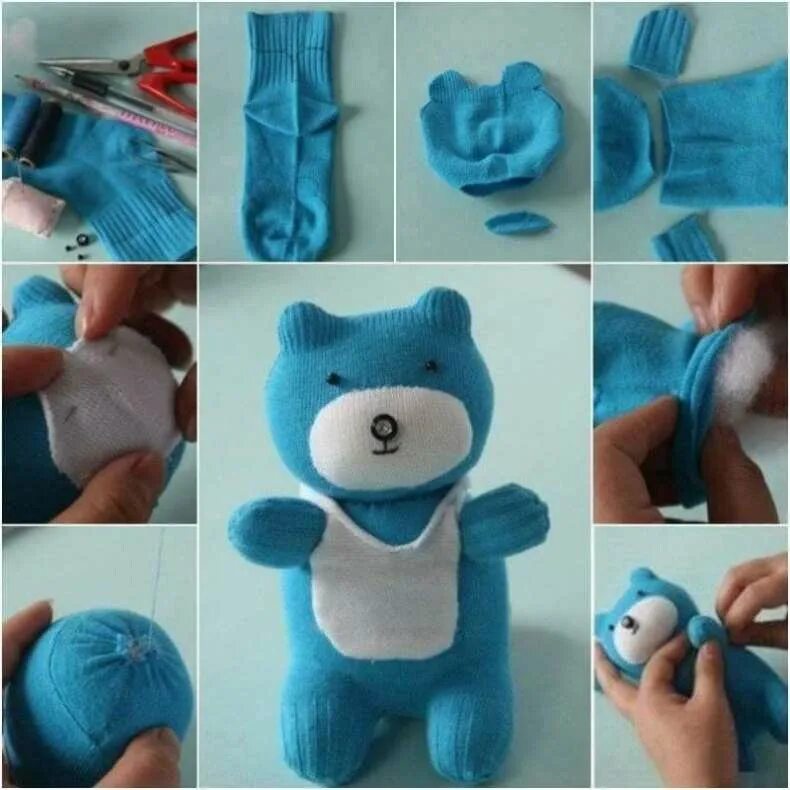 Вставляют игрушки. Поделка из носка. Игрушки из носков. Игрушка из носка. Игрушки из носков своими руками.
